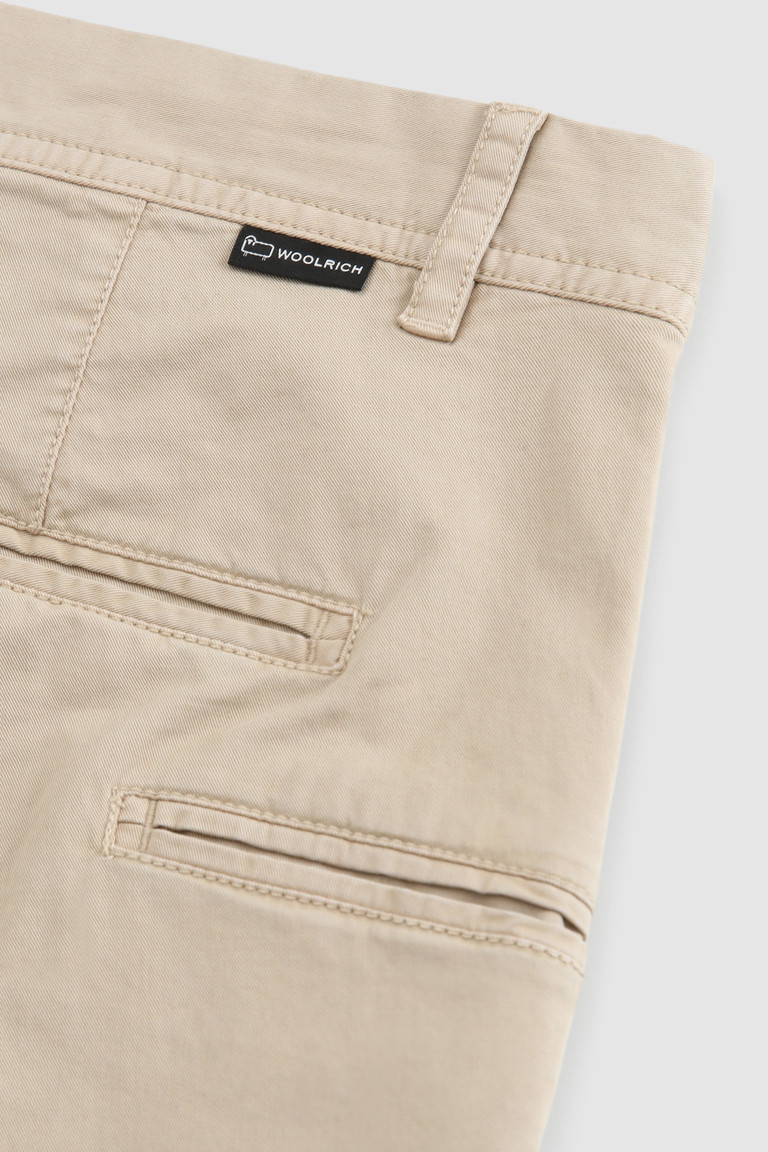 Beige Woolrich Garment-Dyed Chinos Men's Pants | 1026384-PE