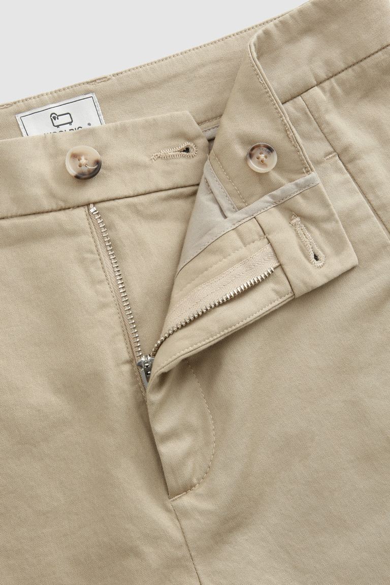 Beige Woolrich Stretch Twill Women's Pants | 9730584-MX