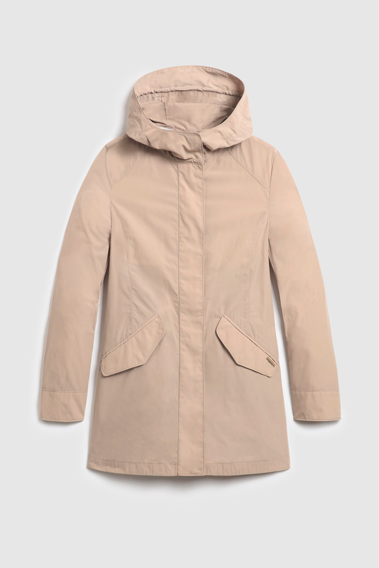 Beige Woolrich Summer Women's Parka Jackets | 4017238-ZK