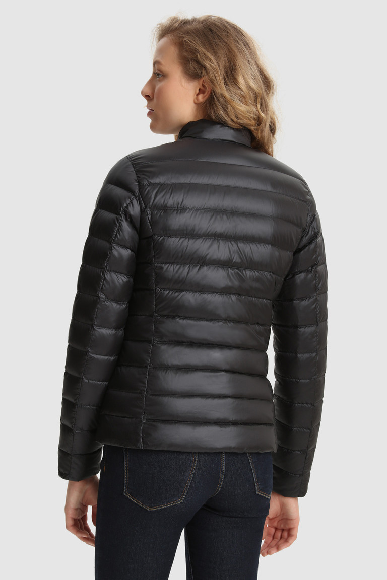 Black Woolrich Abbie Quilted In Satin Nylon Women's Down Jackets | 2761349-XD