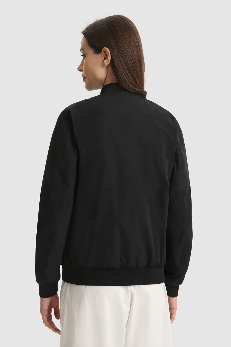 Black Woolrich Charlotte Bomber Women's Jackets | 3586174-HE