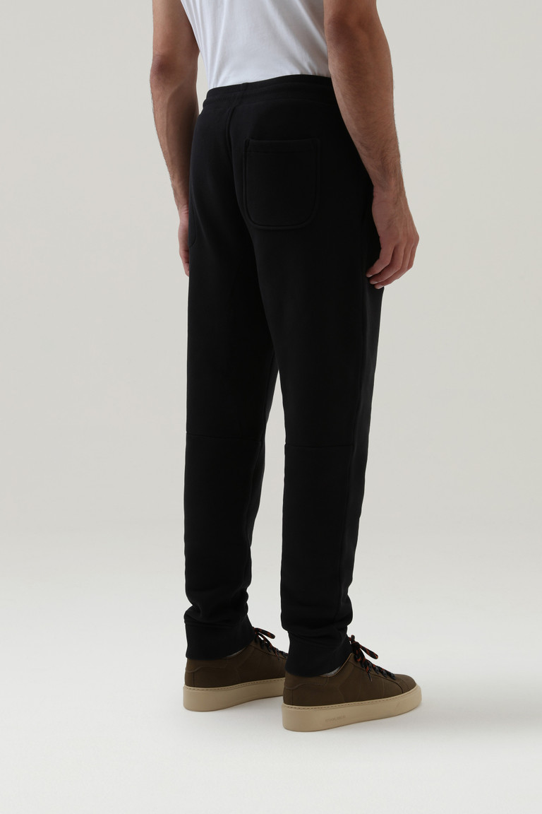 Black Woolrich Classic Brushed Fleece Jogger Men's Pants | 7281960-CF