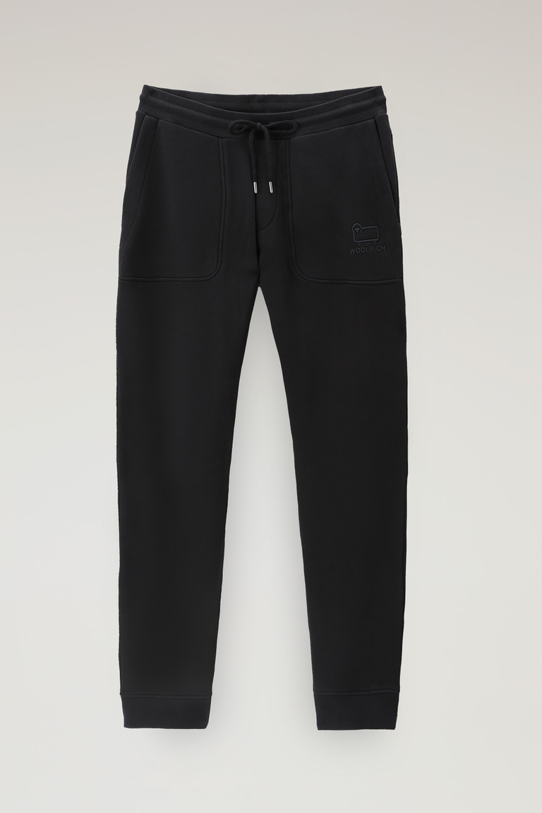 Black Woolrich Classic Brushed Fleece Jogger Men's Pants | 7281960-CF