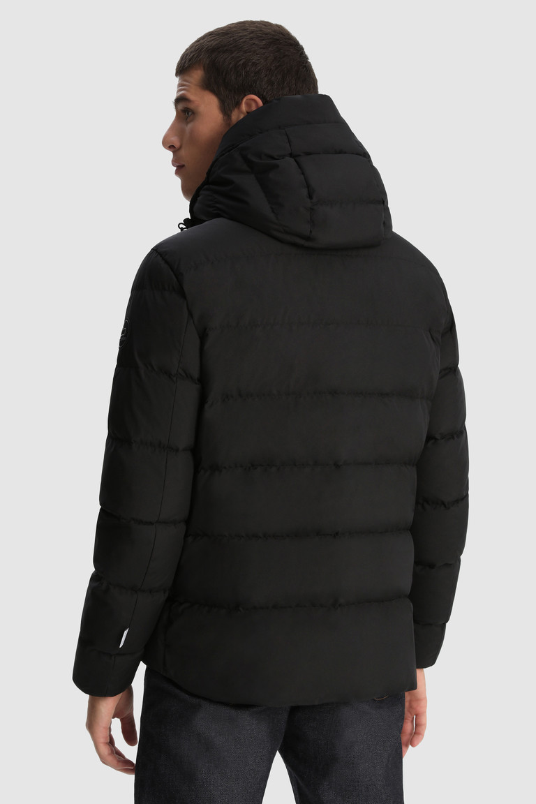 Black Woolrich Gore-Tex High-Tech Quilted Men's Down Jackets | 6281543-WZ