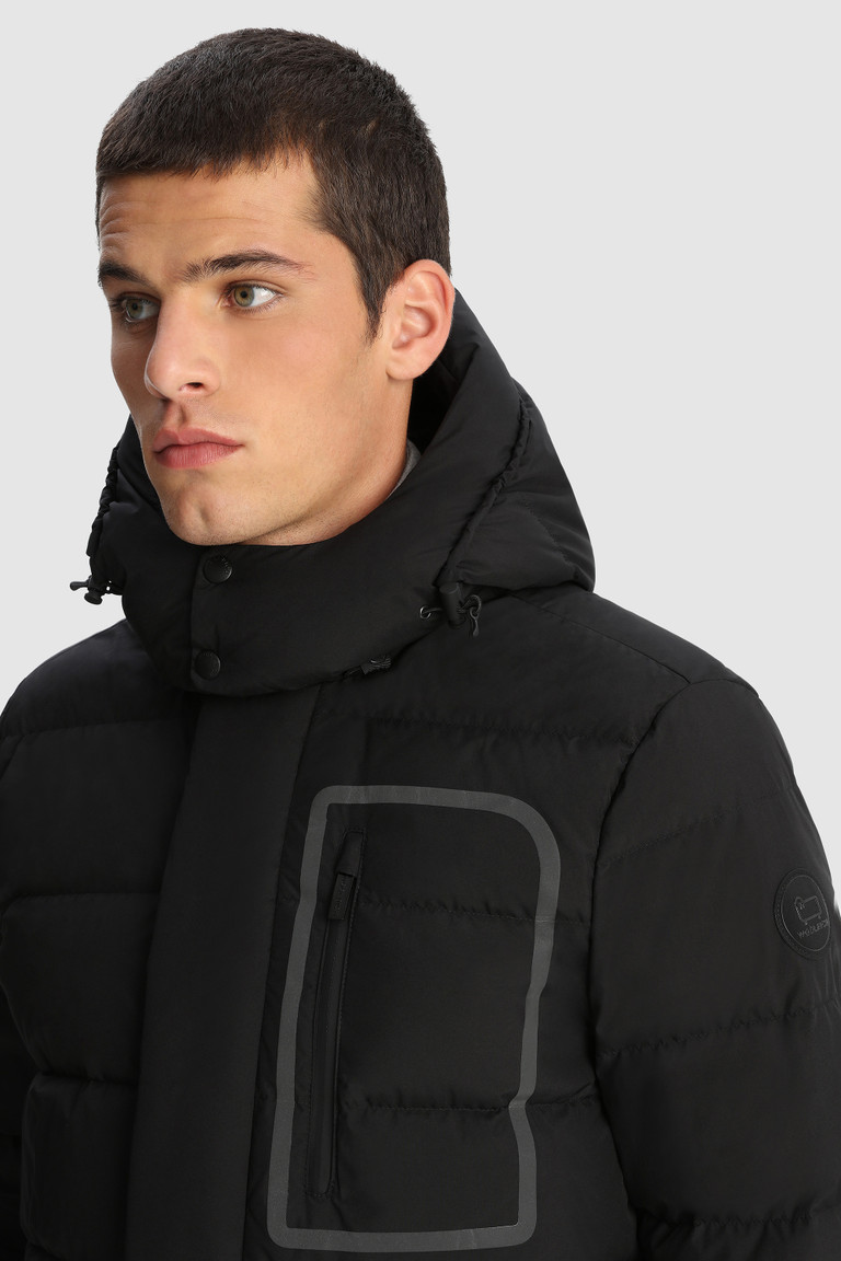 Black Woolrich Gore-Tex High-Tech Quilted Men's Down Jackets | 6281543-WZ