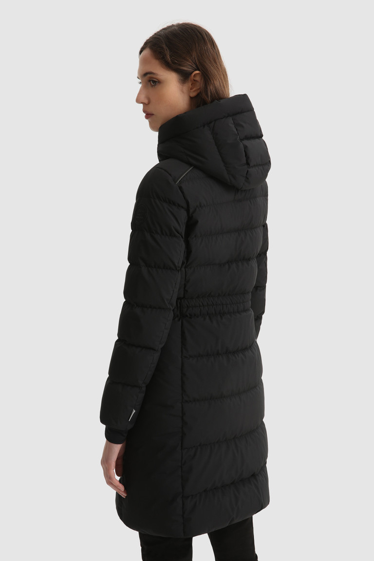 Black Woolrich Gore-Tex Infinium Tacony Long Women's Down Jackets | 3951076-RZ