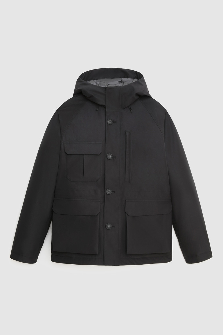 Black Woolrich Gore-Tex Mountain Men's Jackets | 6159438-VY