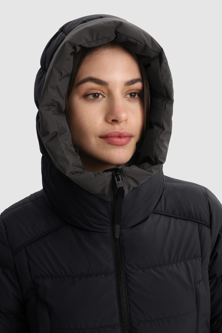 Black Woolrich Gore-Tex Tacony Women's Down Jackets | 5423098-FE