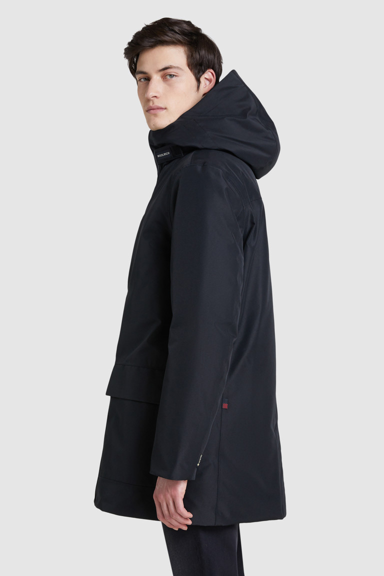 Black Woolrich Gore-Tex Urban Men's Coats | 2581347-IY