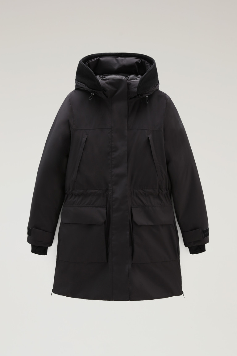 Black Woolrich Harveys Waterproof In Pertex Revolve Women's Parka Jackets | 0967834-SF