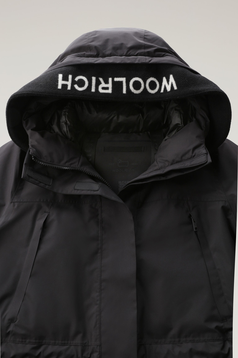 Black Woolrich Harveys Waterproof In Pertex Revolve Women's Parka Jackets | 0967834-SF