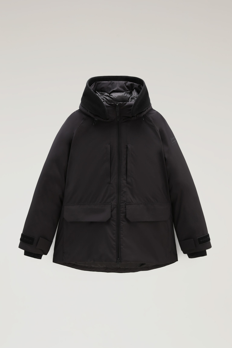 Black Woolrich Harveys Waterproof In Pertex Revolve Women's Jackets | 8153490-GP