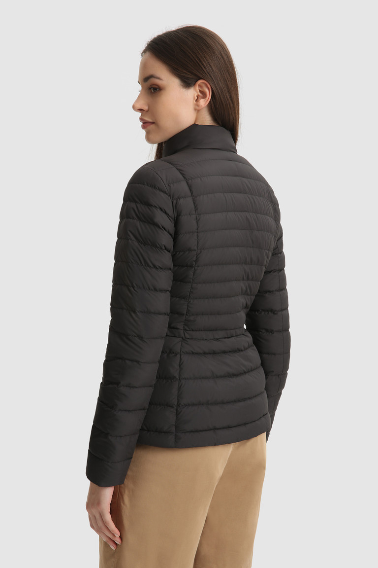 Black Woolrich Hibiscus Quilted Women's Down Jackets | 7680534-FA