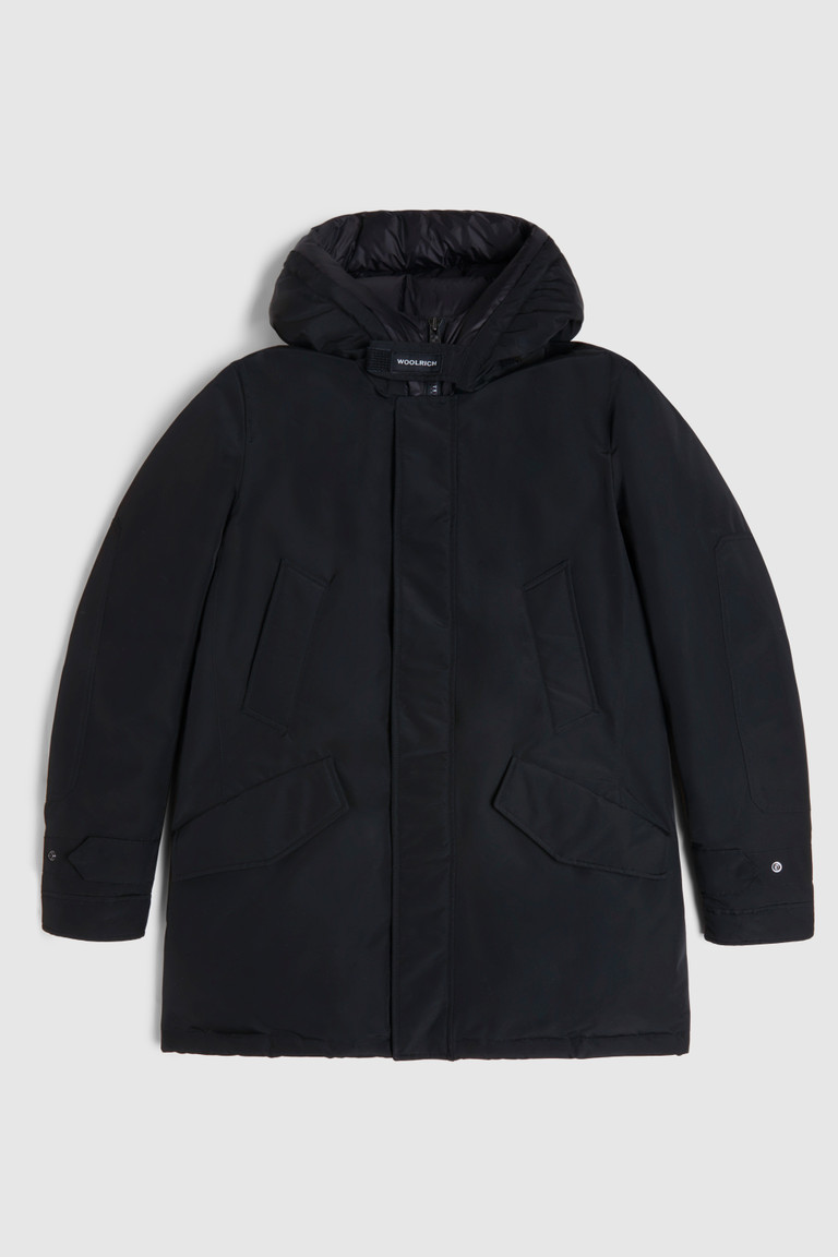 Black Woolrich High Neck Polar Men's Parka Jackets | 2406931-JP