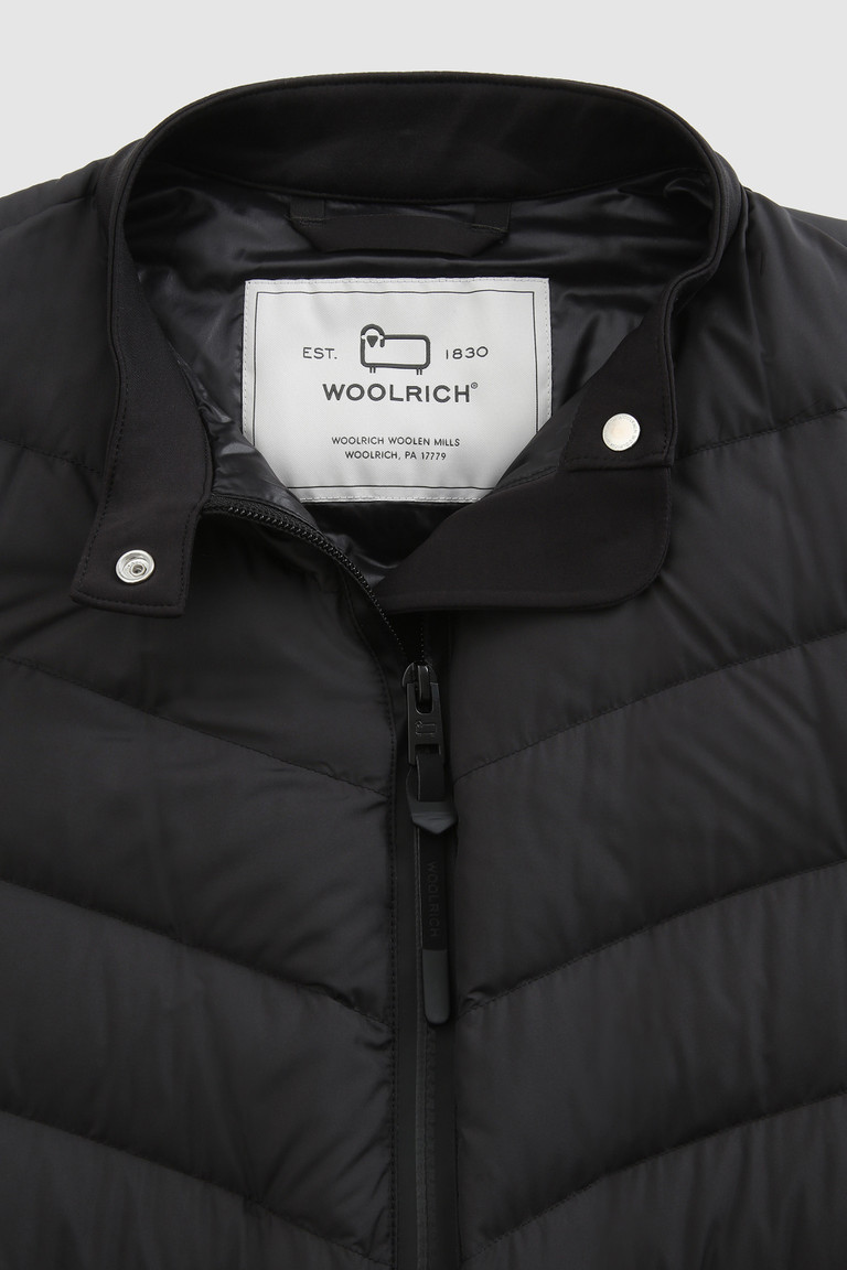 Black Woolrich Juniata With Chevron Padding Women's Vest | 8790423-DZ