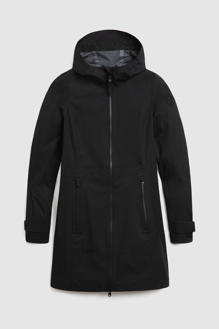 Black Woolrich Leavitt Ultralight Waterproof Women's Parka Jackets | 2641890-ET