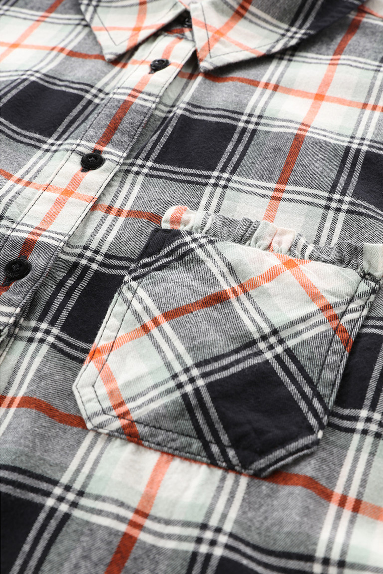 Black Woolrich Light Flannel Check Women's Shirts | 1742086-OT