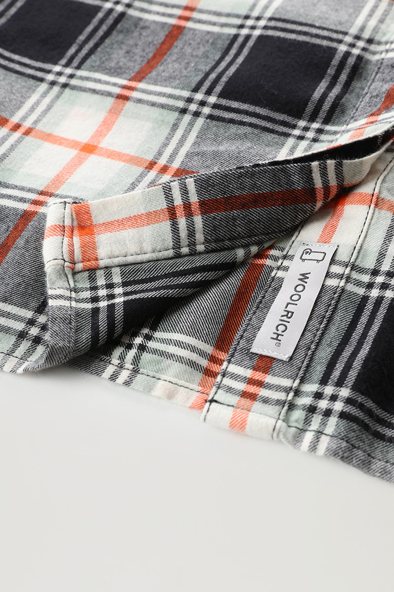 Black Woolrich Light Flannel Check Women's Shirts | 1742086-OT