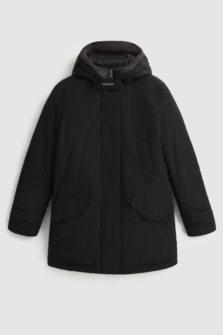 Black Woolrich Polar With High Collar Men's Parka Jackets | 1395784-KN