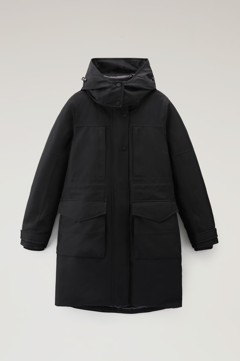 Black Woolrich Waterproof Cayuta In Gore-Tex Women's Parka Jackets | 0735498-AG