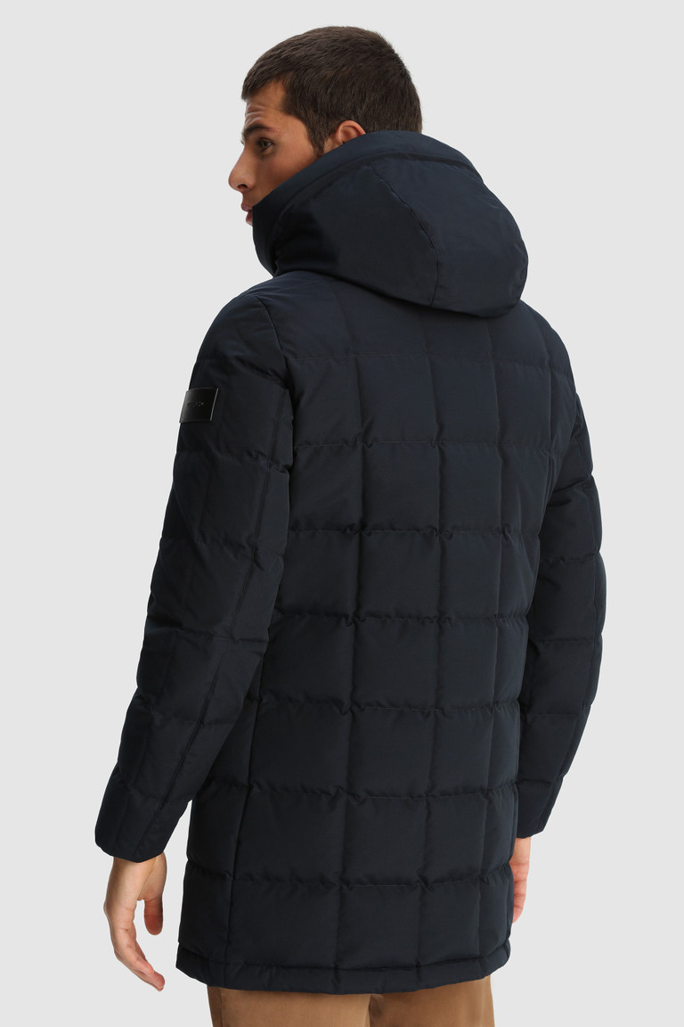 Blue Woolrich Blizzard Quilted Men's Down Jackets | 2897514-BV