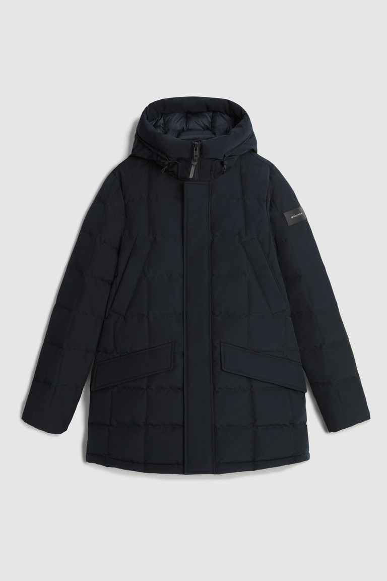 Blue Woolrich Blizzard Quilted Men's Down Jackets | 2897514-BV