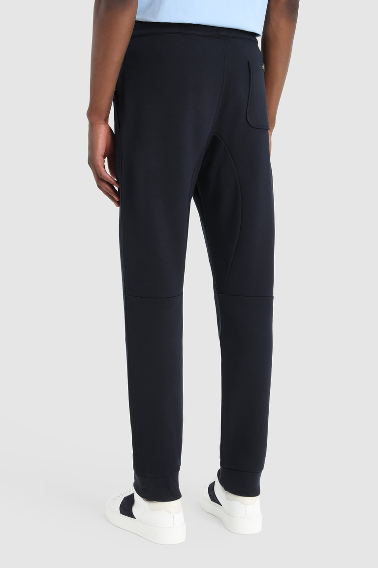 Blue Woolrich Fleece Organic Cotton Sport Men's Pants | 7439680-QN