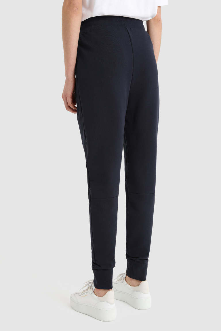 Blue Woolrich Fleece Pure Organic Cotton Sport Women's Pants | 7103456-FQ