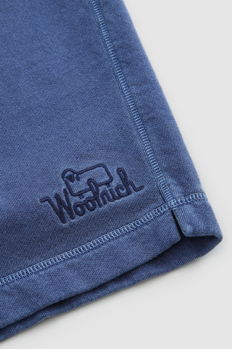 Blue Woolrich Garment-Dyed Cotton Fleeces Men's Pants | 0235976-PB