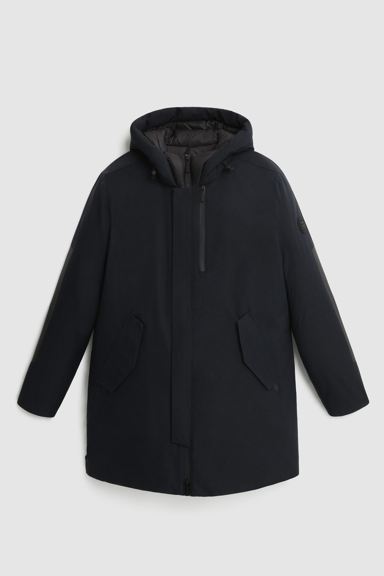 Blue Woolrich Gore-Tex Infinium High-Tech With Wool Effect Men's Coats | 7403269-XK