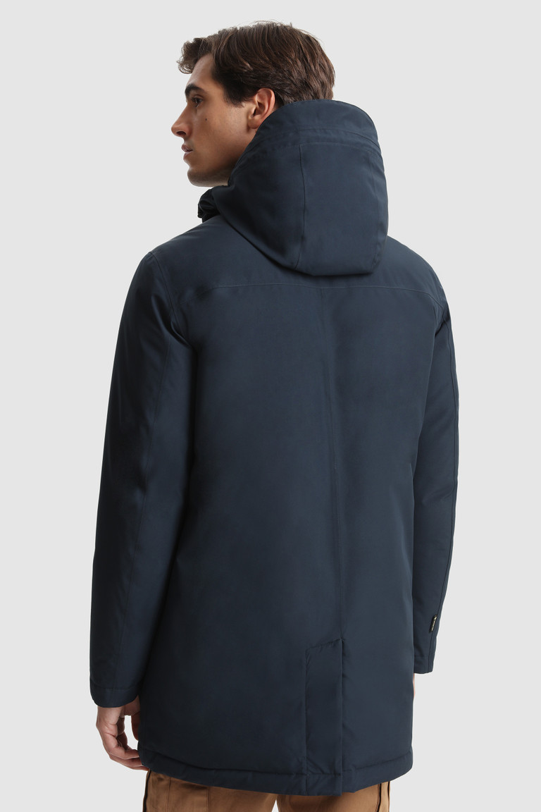 Blue Woolrich Gore-Tex Urban Light Car Men's Coats | 3795042-ZB