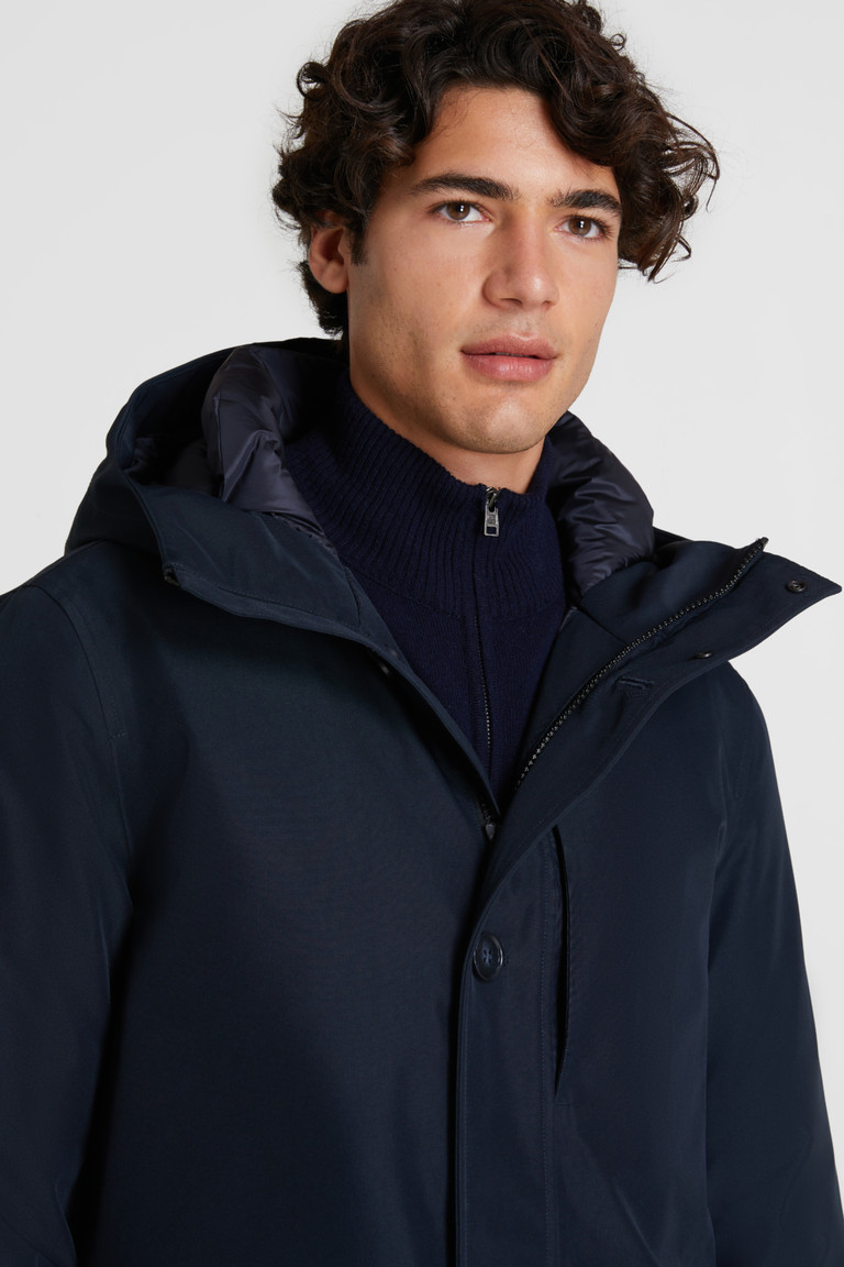 Blue Woolrich Gore-Tex Urban Men's Coats | 7956213-SG