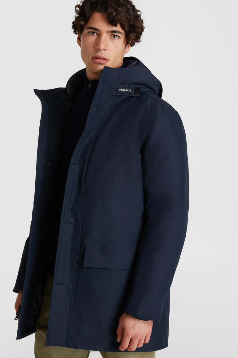 Blue Woolrich Gore-Tex Urban Men's Coats | 7956213-SG