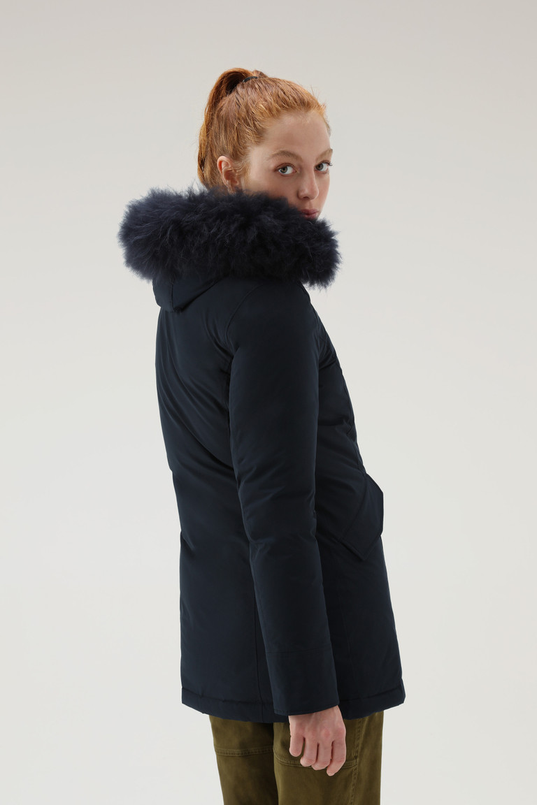 Blue Woolrich Luxury Arctic Cashmere With Detachable Cashmere Fur Trim Women's Parka Jackets | 0467985-XO