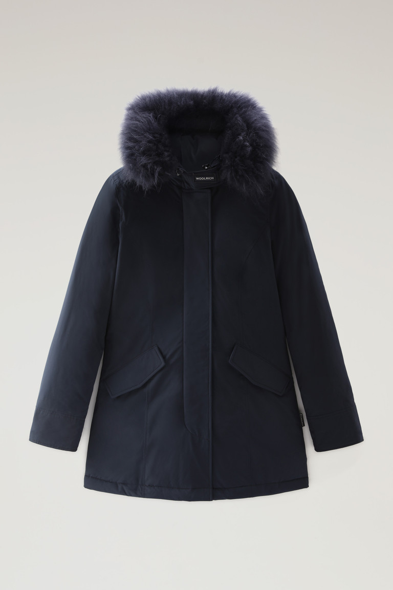 Blue Woolrich Luxury Arctic Cashmere With Detachable Cashmere Fur Trim Women's Parka Jackets | 0467985-XO