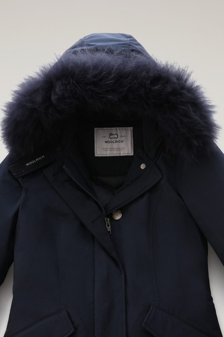 Blue Woolrich Luxury Arctic Cashmere With Detachable Cashmere Fur Trim Women's Parka Jackets | 0467985-XO