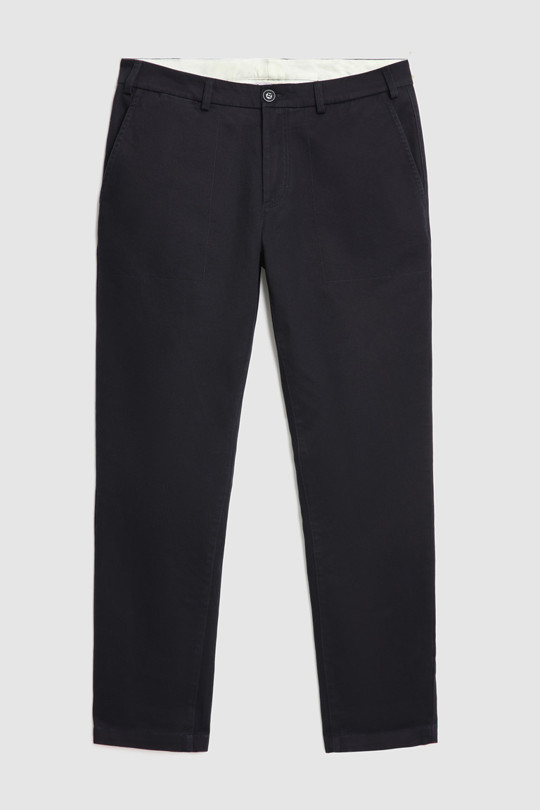 Blue Woolrich Maverick Brushed Cotton Men's Pants | 1837690-YU