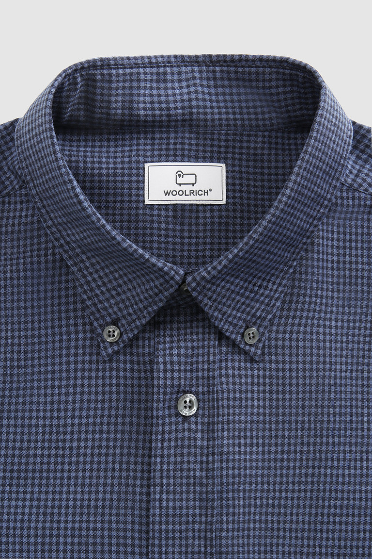 Blue Woolrich Merino Cool Wool Men's Shirts | 5037698-HL