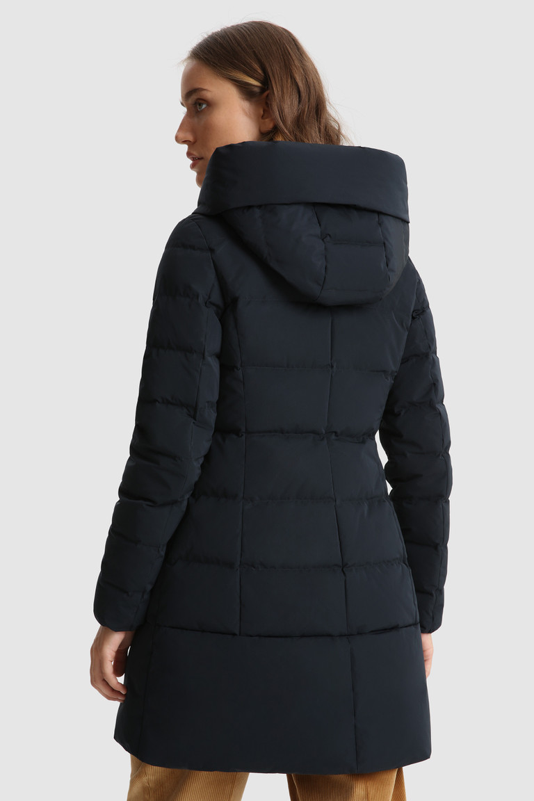 Blue Woolrich Prescott With Horizontal Quilting Women's Down Jackets | 2653917-SG