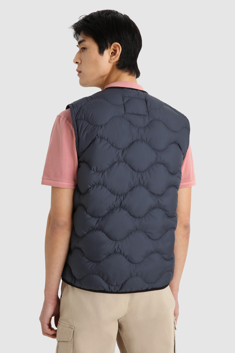 Blue Woolrich Sierra Quilted Men's Vest | 8317042-PC