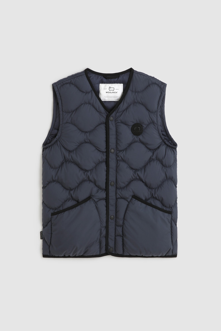 Blue Woolrich Sierra Quilted Men's Vest | 8317042-PC