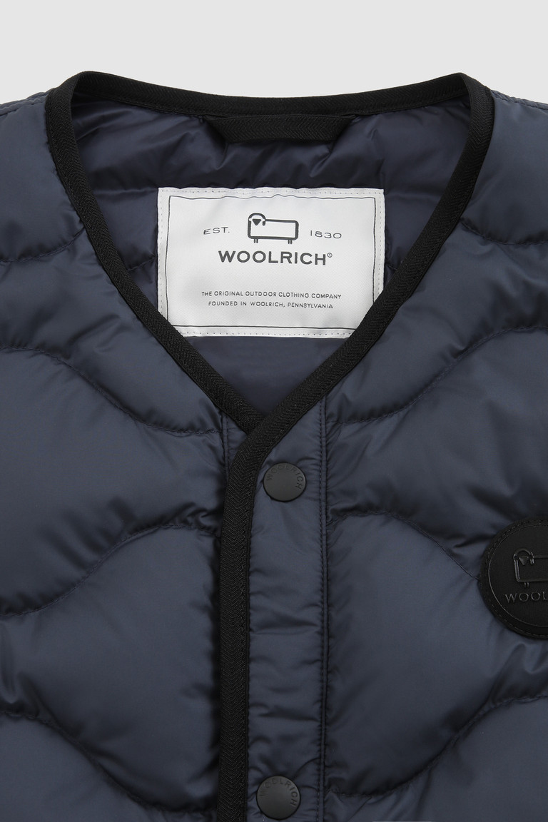 Blue Woolrich Sierra Quilted Men's Vest | 8317042-PC