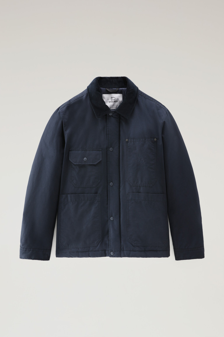 Blue Woolrich Work Duster In Eco Ramar Men's Jackets | 2481079-CY