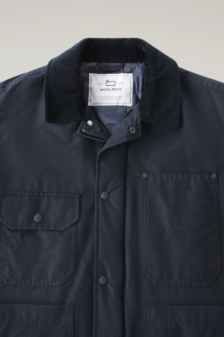 Blue Woolrich Work Duster In Eco Ramar Men's Jackets | 2481079-CY