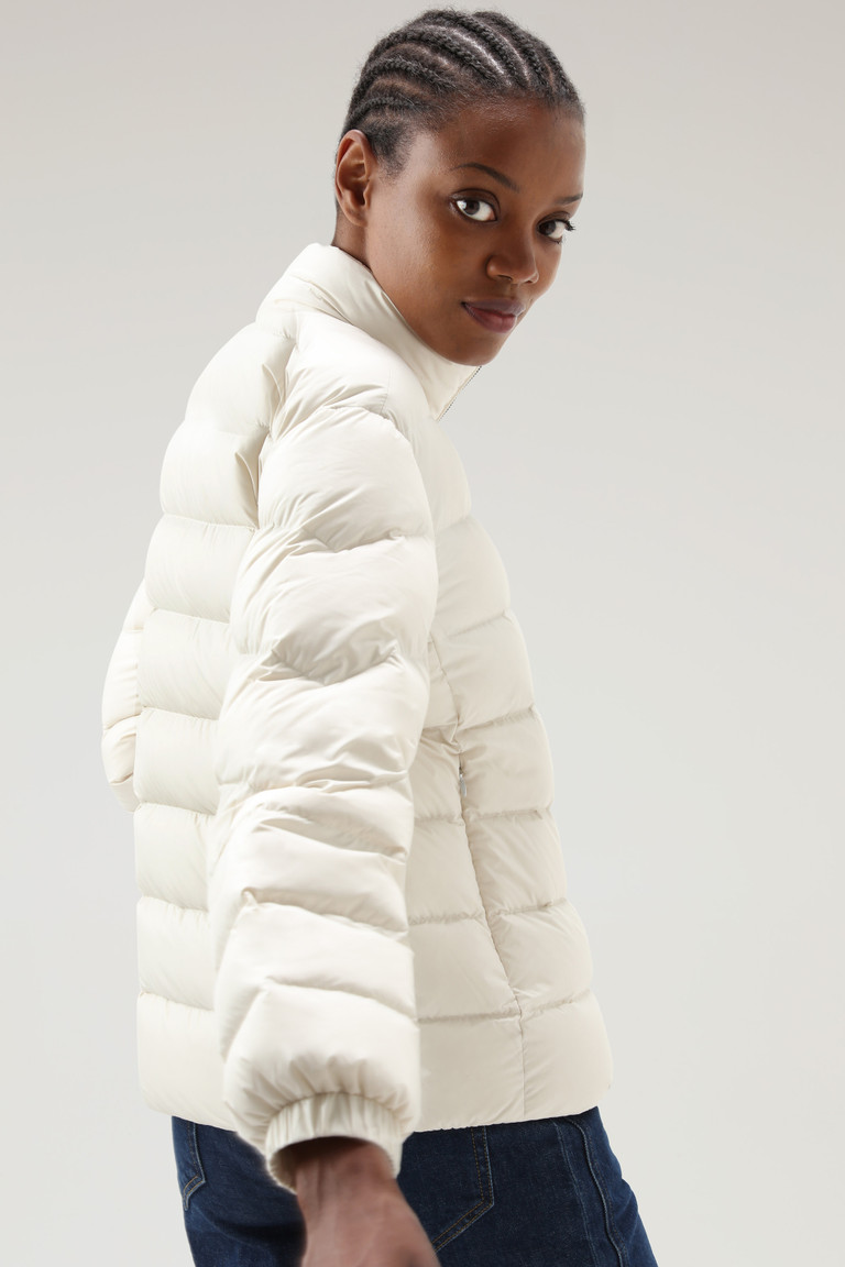 Cream Woolrich Ellis Microfiber Down Women's Down Jackets | 0286734-ID