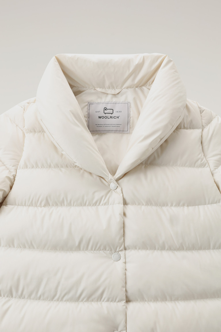 Cream Woolrich Quilted Ellis Microfiber Women's Coats | 8129034-XA