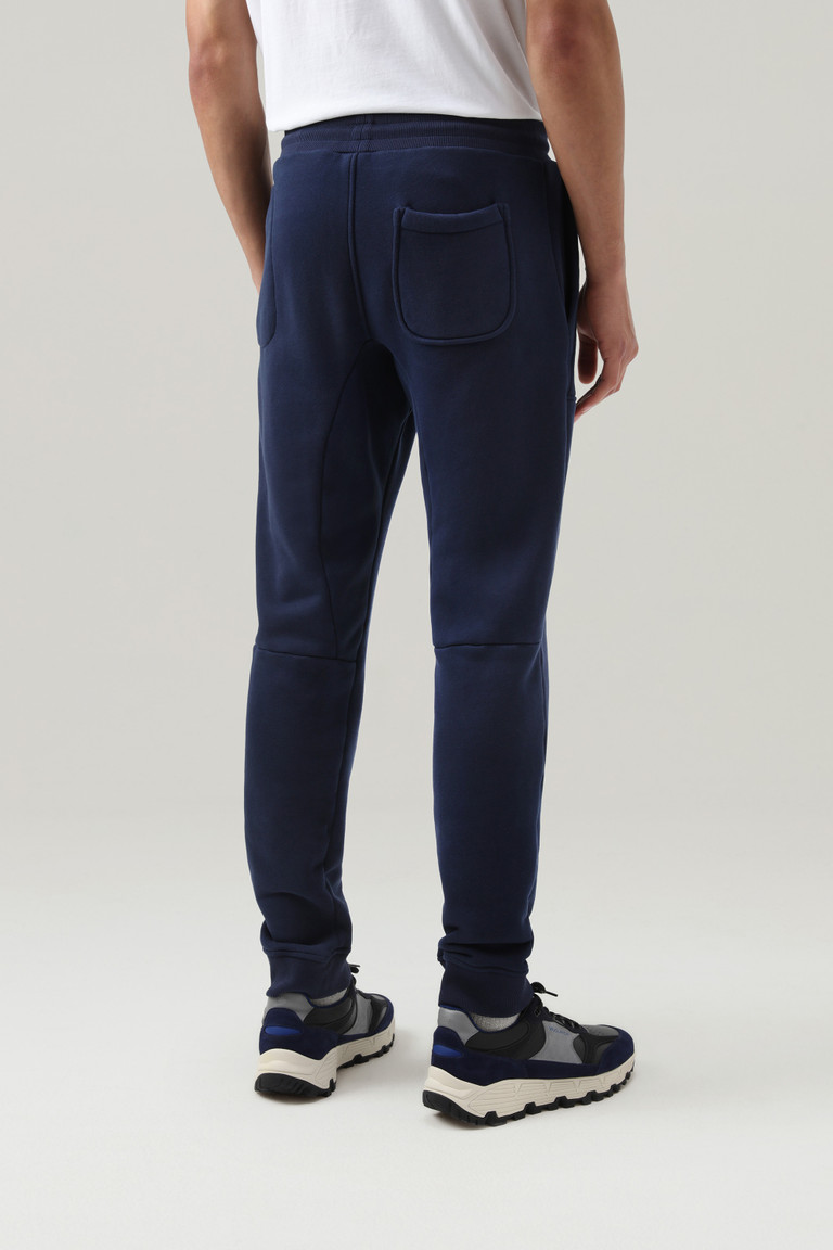 Dark Blue Woolrich Classic Brushed Fleece Jogger Men's Pants | 3501482-QN