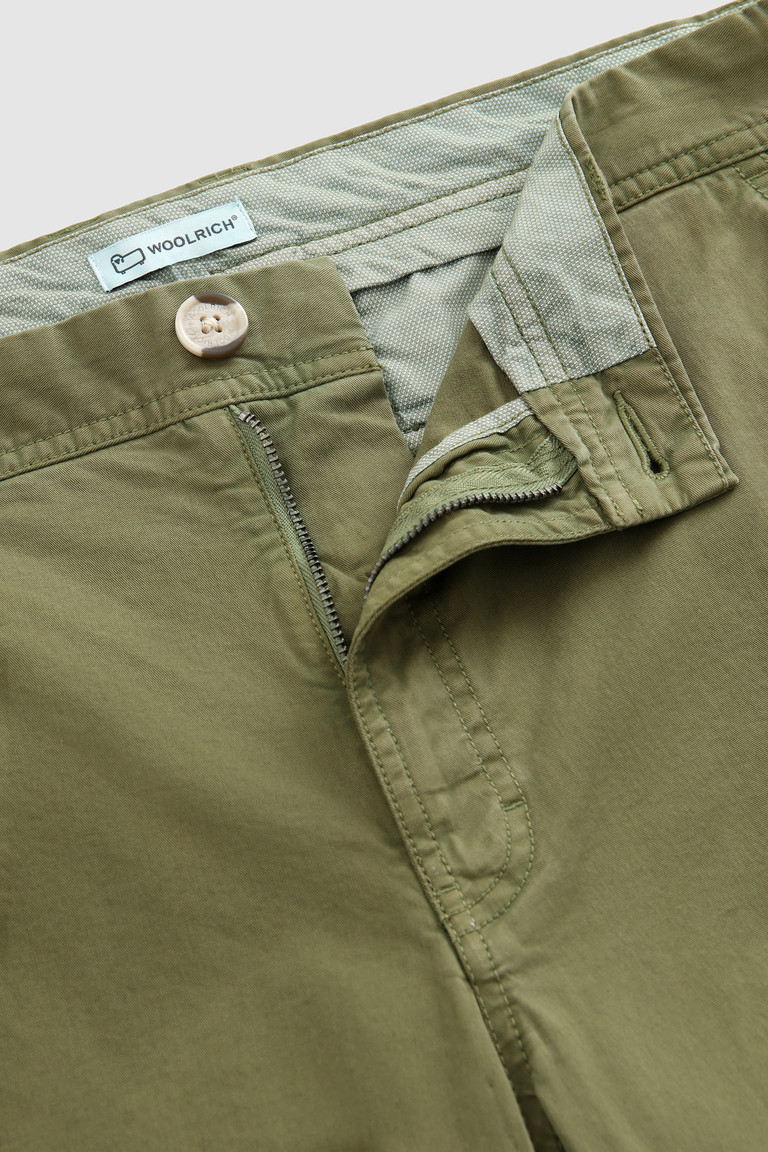 Dark Green Woolrich Garment-Dyed Cargo Men's Pants | 3746820-CU