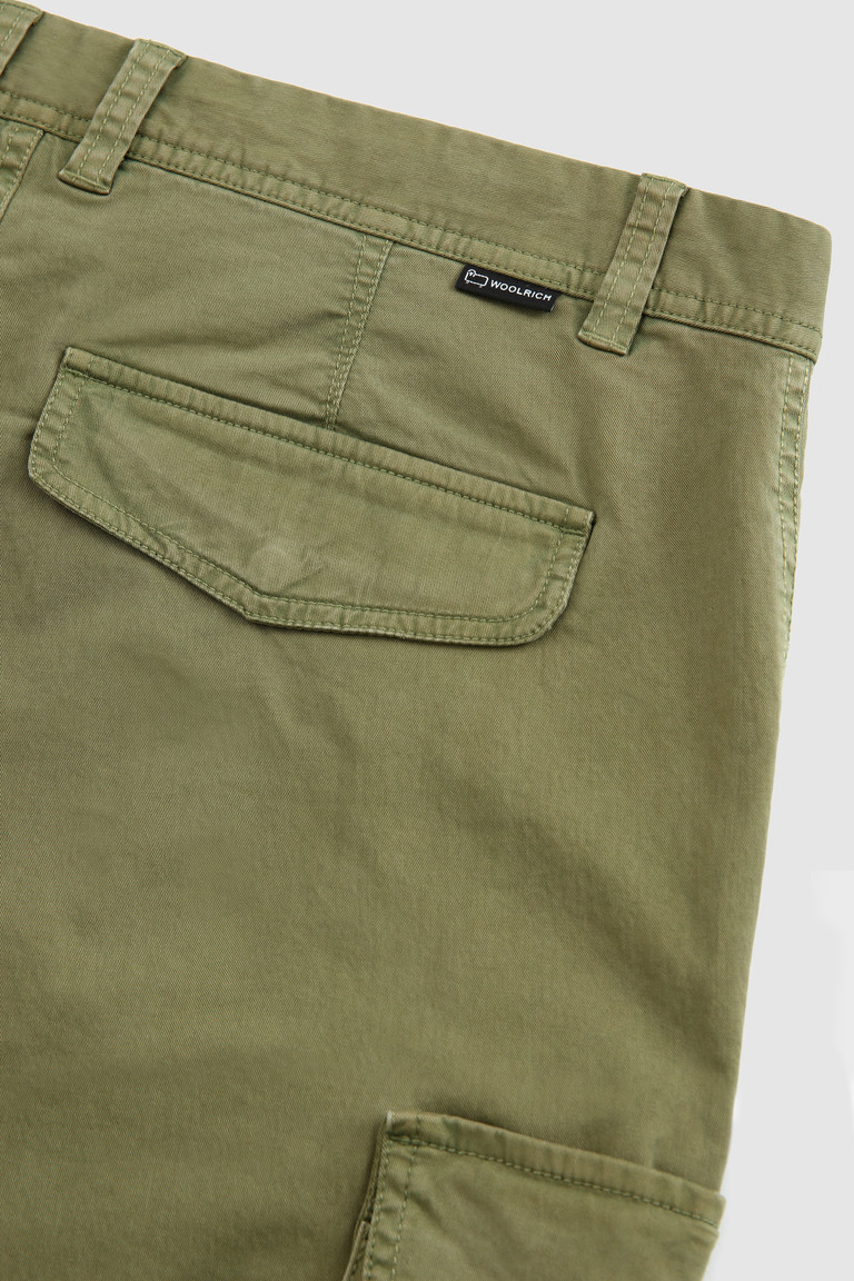 Dark Green Woolrich Garment-Dyed Cargo Men's Pants | 3746820-CU