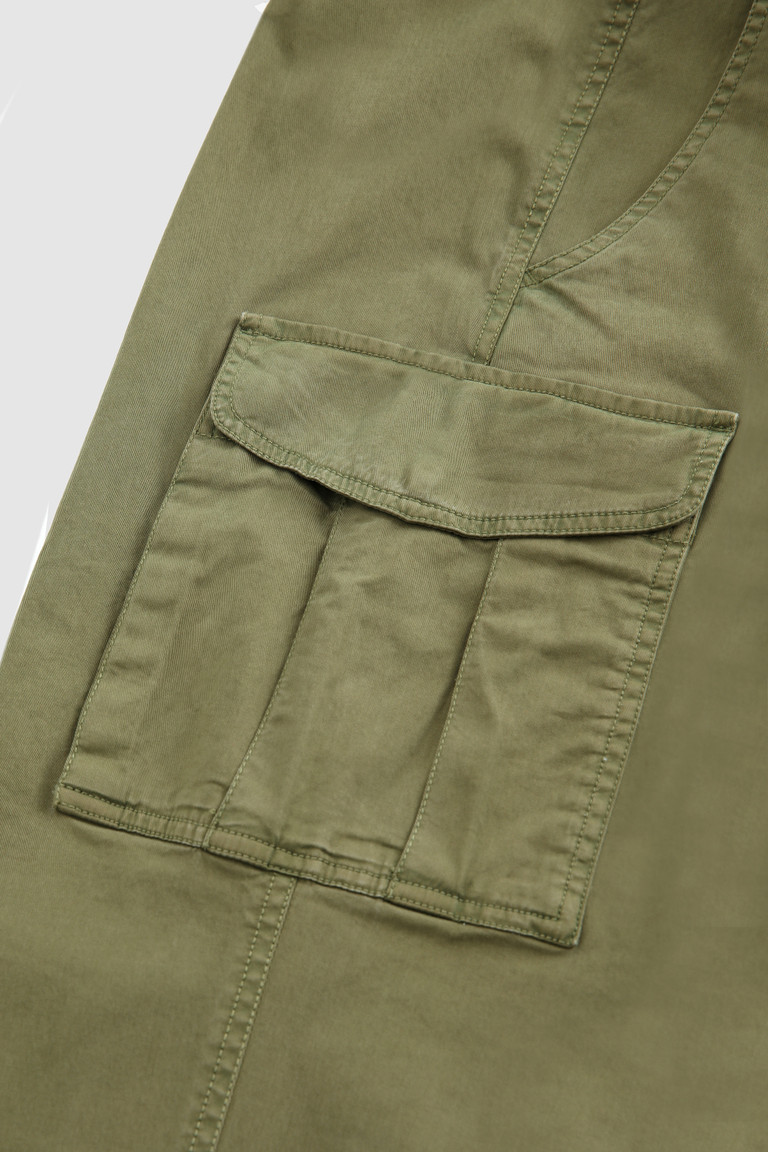 Dark Green Woolrich Garment-Dyed Cargo Men's Pants | 3746820-CU